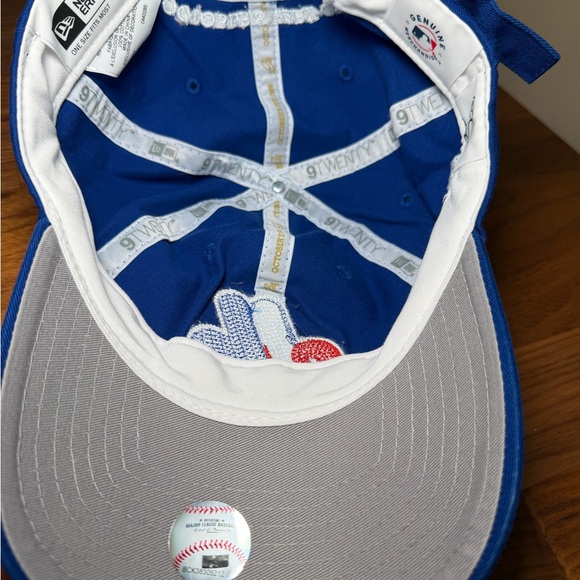 Montreal Expos OVO x New Era Washed 9TWENTY Adjustable Hat - Blue - Picture 7 of 10